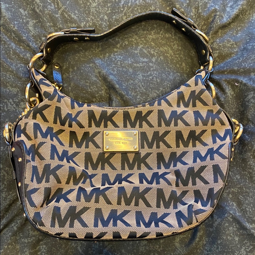 Authentic Michael Kors bag - monogram print